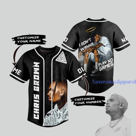 Chris Brown Breezy Bowl Baseball Jersey, Personalized Chris Brown Jersey, Breezy Bowl XX Tour Shirt, Chris Brown Shirt, Breezy Bowl 2025