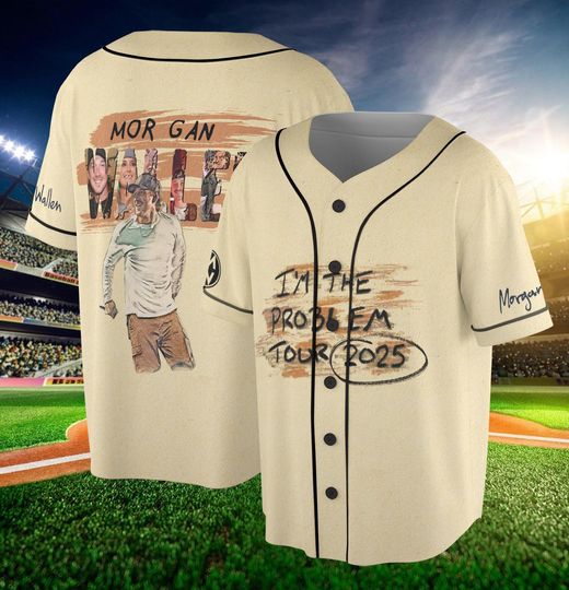Morgan I am The Problem Tour 2025 Jersey, Cowboy Western Music Concert Jersey, Wallen Western I'm The Problem Tour 2025 Jersey