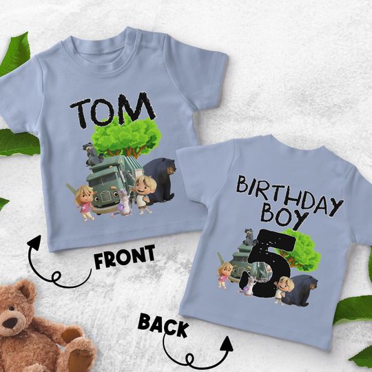 Trash Truck Matching Birthday Shirt/Personalized Trash Truck Birthday Shirt/Trash Truck Family Shirt/Birthday Boy Girl Shirt