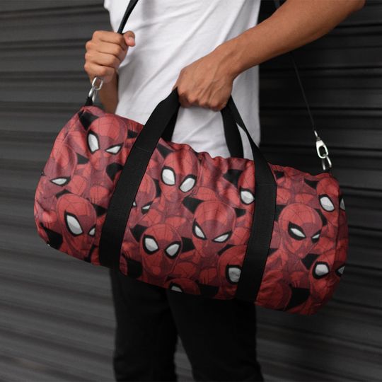 Mar vel A venger Spider- Man Duffel Bag, Hero Duffel Bag, Mar vel Bag, A vengers Bag, Men's Gym Bag, Spider- Man Bag, A vengers Duffel Bag