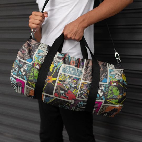 Star Wars Comics Duffel Bag, Star Wars Duffel Bag, Chewbacca Bag, Stormtroopers Bag, Star Wars Bag, Luke Skywalker Bag, Princess Leia Bag