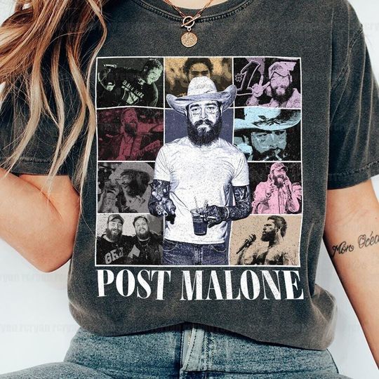 Post Malone Tour Music Shirt, Posty Funny Tour 2025, Concert Tour Gift For Fan TP0304
