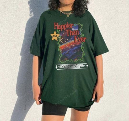 Billie Eilish Alternative Rock T-Shirt  Indie Pop Merch