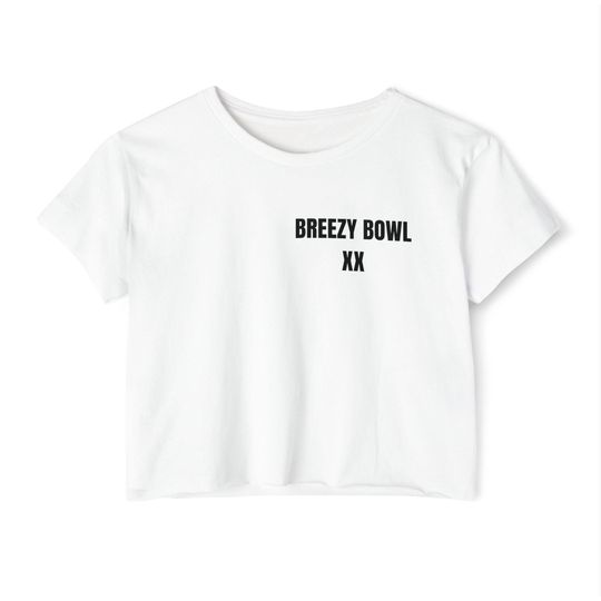 Chris Brown Breezy Bowl XX 2025 Crop Top  Stadium Tour Shirt, Rave Festival Outfit, Summer Concert Tee, Music Lover Gift, Hip Hop Style