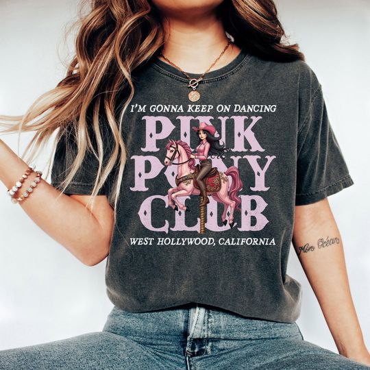 Pink Pony Club Comfort Colors Shirt, I'm Gonna Keep On Dancing Shirt, Midwest Princess 2025 Tour Shirt, WLW Pride Music Shirt