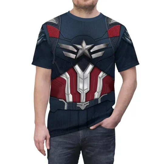 Captain America Brave Cosplay Costume Gift For Superhero Fan Tshirt 3D