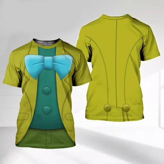 Alice In Wonderland Mad Hatter Super Villain Cosplay Costume Tshirt 3D