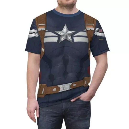 Captain America Stealth Cosplay Costume The Winter Soldier Tshirt 3D