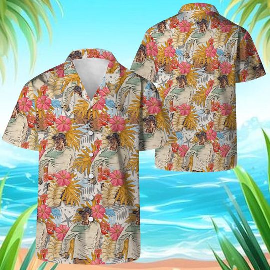 I'm The Problem Tour 2025 Hawaiian Set, Mor-gan Wallen Fan Hawaiian Shirt, Aloha Flora Shirt with Face, Funny Mother Day Gift 9425AT39