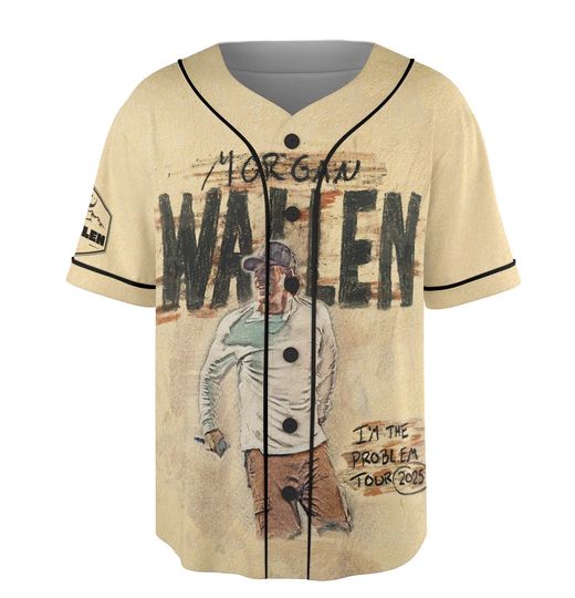 Morgan I'm The Problem Tour 2025 Jersey, Wallen Concert 2025, Mor-gan Wallen Fan Jersey, Mor-gan Wallen Merch, Country Music