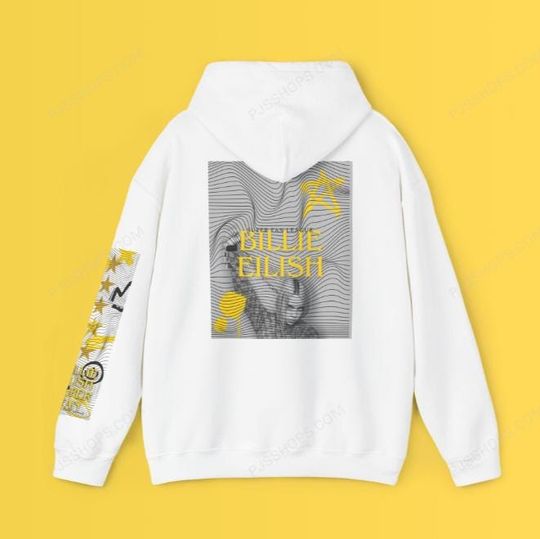 Billie Eilish Hoodie Design Unisex Heavy Blend Hooded Sweatshirt