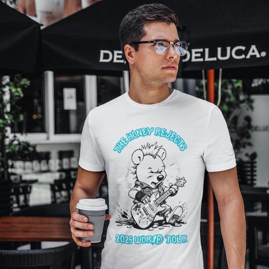 Discover The Honey Rejects Punk Tour Shirt  2025 World Tour Limited Edition Tee
