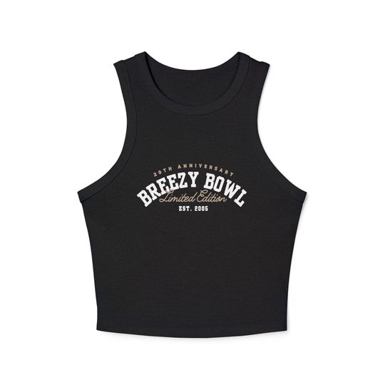 Women's Breezy Bowl 2025 Tank Top, Inspired by Chris Brown Tour, Summer Concert Outfit for CB Fans