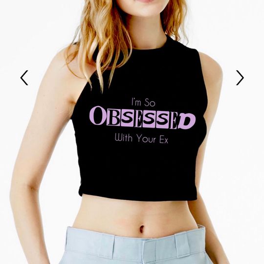 I'm So Obsessed With Your Ex Olivia Rodrigo GUTS Crop Tank Top