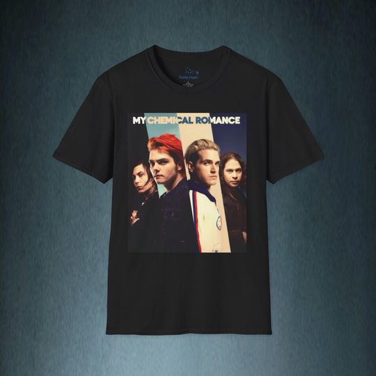 My Chemical Romance Band Tee, Unisex Softstyle T-Shirt, Kill Joy, MCR Fan Shirt, Music Lover Gift, Alternative Rock Tee