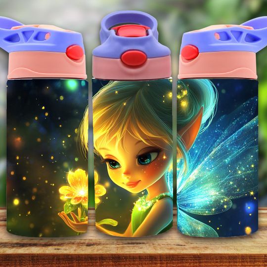 Fairy 12oz Tumbler, Kids Cartoon 12oz Cup Tumbler, Back To School Gift