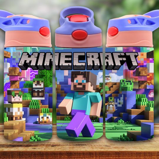 Minecraft 12oz Tumbler, Kids 12oz Cup Tumbler, Back To School Gift