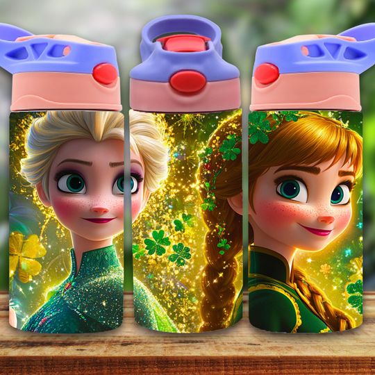 Elsa & Anna 12oz Tumbler, Kids 12oz Cup Tumbler, Back To School Gift