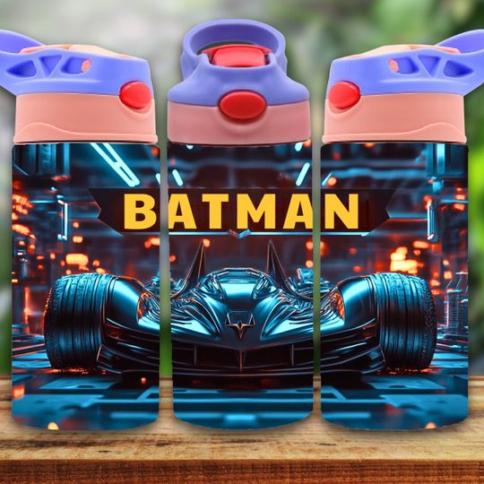 Batman 12oz Tumbler, Kids 12oz Cup Tumbler, Back To School Gift