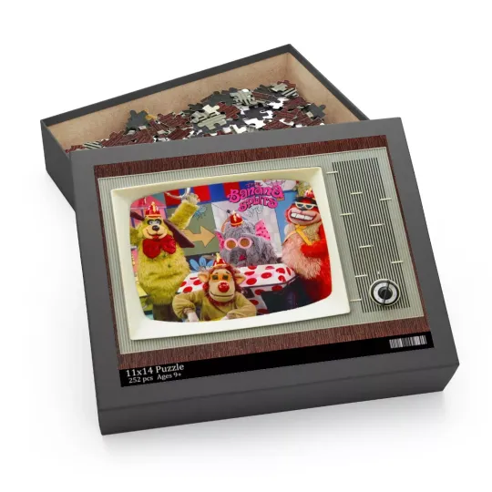 The Banana Splits TV Show Retro TV Design Jigsaw Puzzle