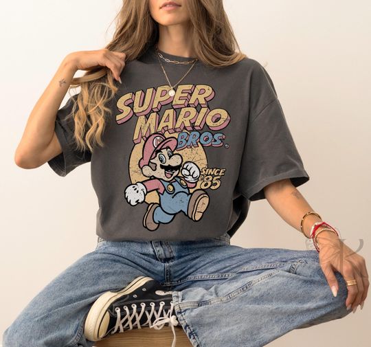 Vintage Super Mario Brothers '85 Shirt, Retro Super Mario ShirtThe Super Mario Bros Shirt