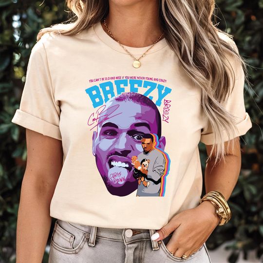 Breezy Bowl XX Shirt, Chris Brown Shirt, Chris Brown Fan Gift, Chris Brown Merch, Album Shirt, Chris Brown Breezy Bowl XX Tour T-Shirt