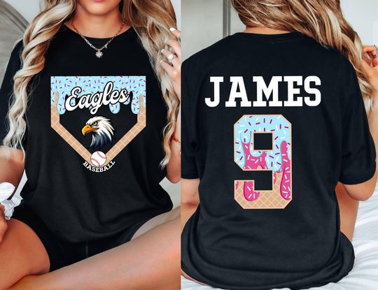 Personalized Baseball Mascot Drip Mama Shirt,Team Mom T Shirt with Kid Name number, Mascot Custom Jersey, Team Mom T Shirt,Mother's Day Gift