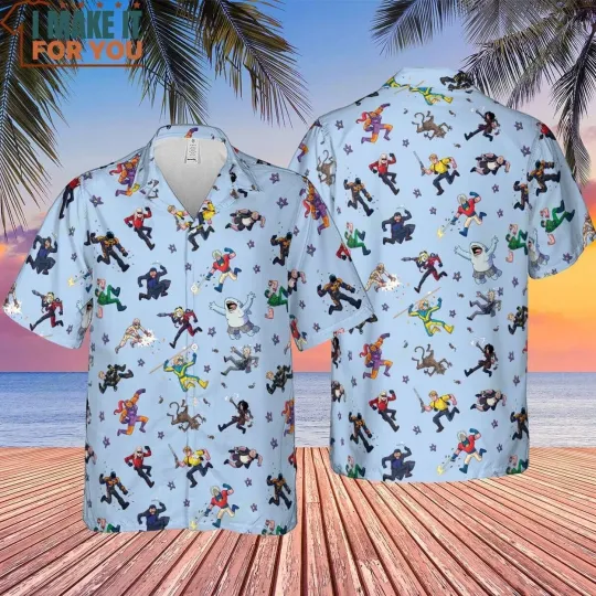 The Suicide Squad Hawaiian Button Down Shirt