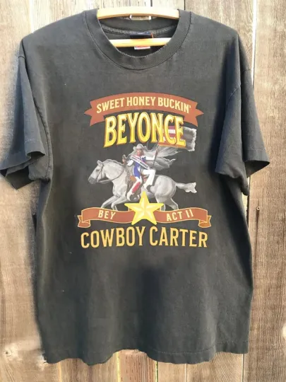 Beyonce Cowboy Carter Album Shirt, Music Tour 2025 charcoal T-Shirt NH17988