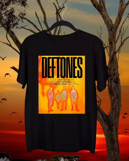 NEW Deftone tour 2025 Black All Size T-Shirt