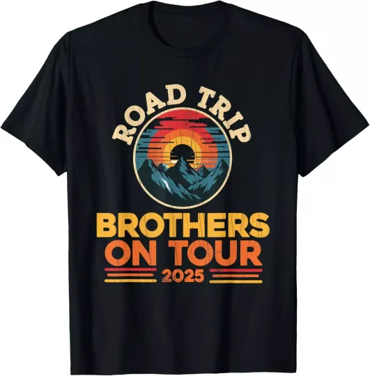 Mens BROTHERS ON TOUR ROAD TRIP 2025 T-Shirt Hoodie