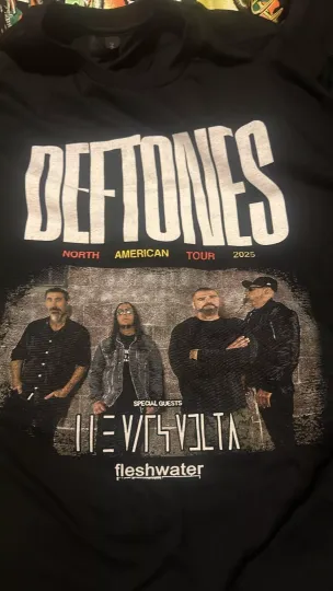 NEW!!!! Def-tones Band 2025 North American Tour T-Shirt