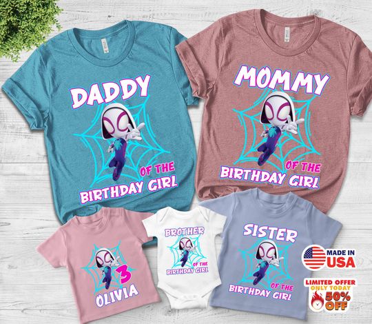 Spidey and His Amazing Friends Birthday Shirt, Spiderman Inspired Birthday Shirt, Birthday Tee, Custom Tshirts, Spidey Shirt