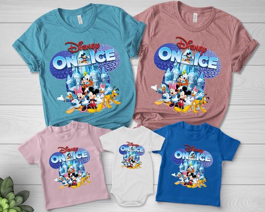 Disney On Ice Shirt, Disney Family Shirts, Disney Vacation Shirt, Disney Epcot Shirt, Princess On Ice Shirt, Disneyland Shirt