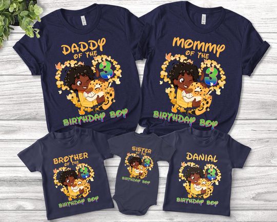 Encanto Antonio Birthday Tee, Encanto Family Birthday Tee, Personalized Encanto Birthday, Encanto Matching Birthday Family Shirts