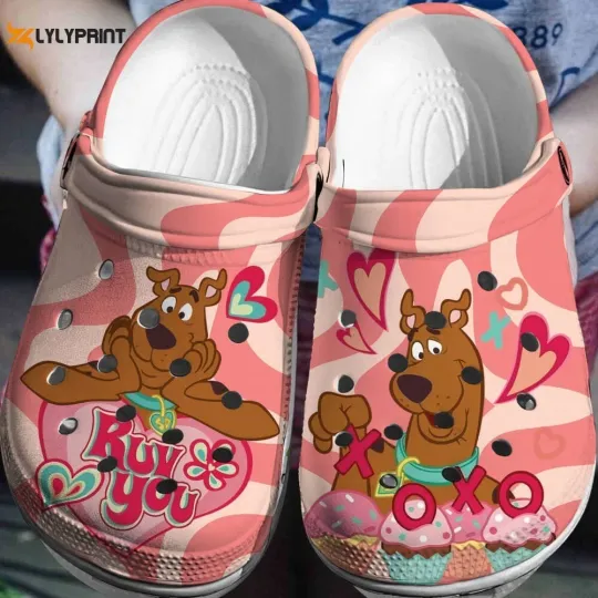 Scooby Doo Dog Slippers Clogsband Clogs For Adults Hot Special Gift
