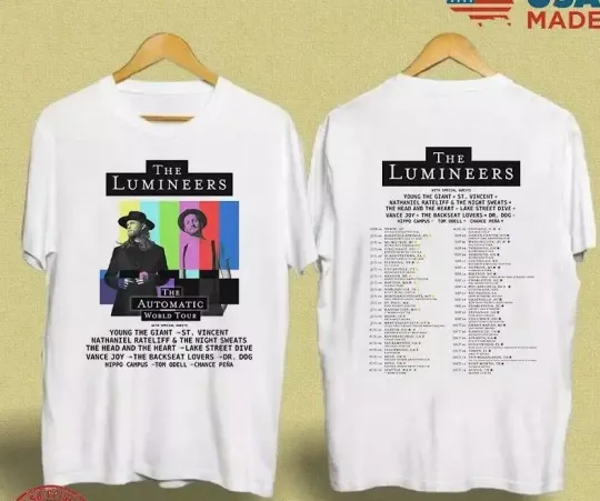Discover The Lumineers Tour 2025 Gift For Fan T-shirt