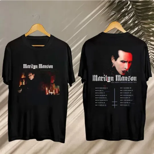 Marilyn Manson 2025 Spring Tour T-Shirt
