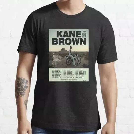 Kane Brown The High Road 2025 Tour Country Music Unisex T-Shirt S-5XL