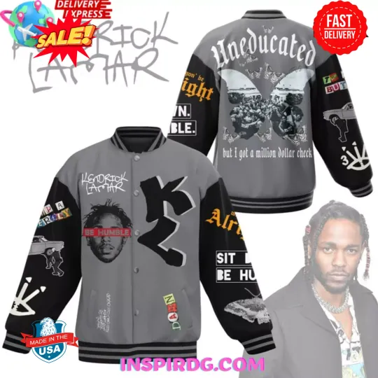 Kendrick Lamar Uneducated Million Dollar Baseball Jacket
