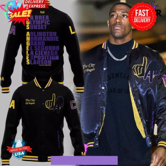 Los Angeles Laker City of Angels Limited Baseball Jacket