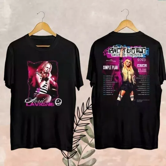 NEW!!! Avril Lavigne Greatest Hits 2025 Tour S to 5X T-Shirt