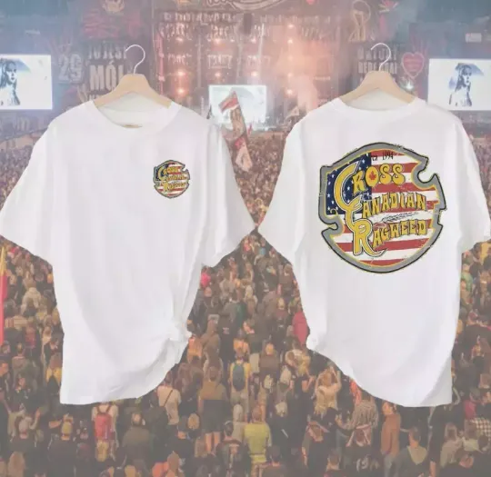 Cross Canadian Ragweed Music Tour 2025 White T-Shirt Gift All Size S-4XL