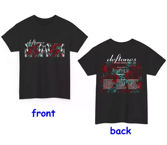 Def-tones North American Tour 2025 T-Shirt or Hoodie S to 5X, Fan Gift
