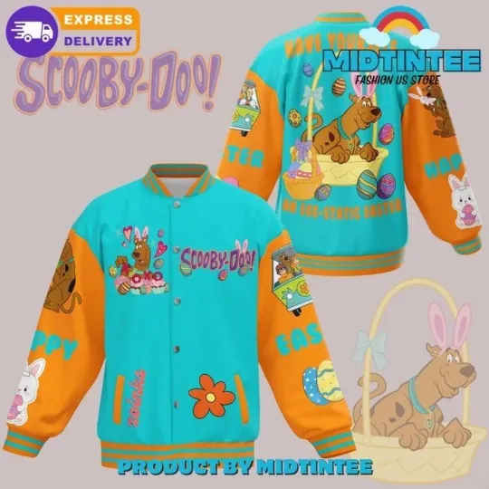 Scooby-Doo Have Yourself An Ecg Static Easter Baseball Jacket
