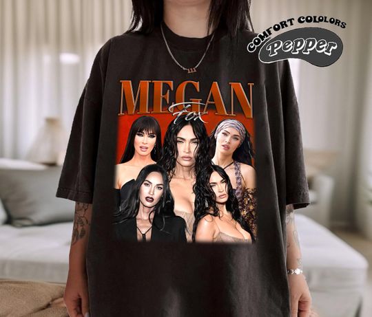Retro Megan Fox Shirt, Megan Fox Retro TShirt, Megan Fox Fan Gift, Vintage 90s Shirt, Bootleg Shirt