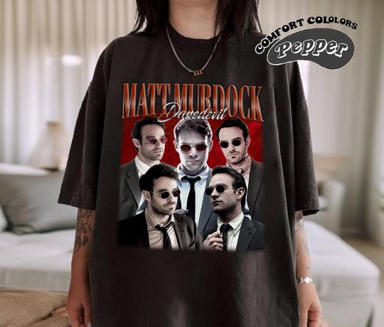 Retro Matt Murdock Daredevil Shirt, Daredevil Retro TShirt, Matt Murdock Fan Gift, Vintage 90s Shirt, Bootleg Shirt