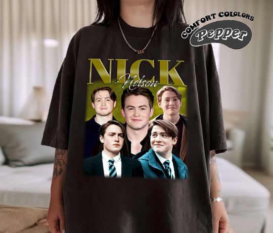 Heartstopper Nick Nelson Shirt, Kit Connor Retro TShirt, Heartstopper Fan Gift, Vintage 90s Shirt, Bootleg Shirt