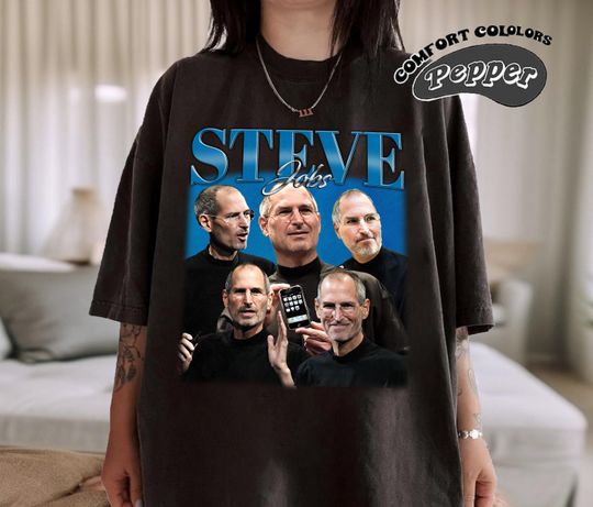 Retro Steve Jobs Shirt, Steve Jobs Retro TShirt, Steve Jobs Fan Gift, Vintage 90s Shirt, Bootleg Shirt