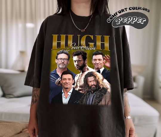 Retro Hugh Jackman Shirt, Hugh Jackman Retro Shirt, Hugh Jackman Fan Gift, Vintage Shirt, Bootleg Shirt, Birthday Gift